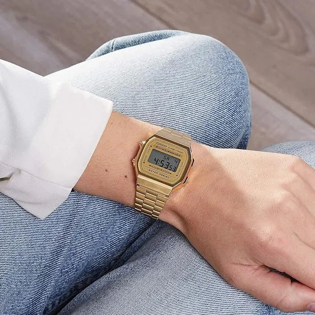 Casio Vintage Gold Digital Watch – Timeless Classic