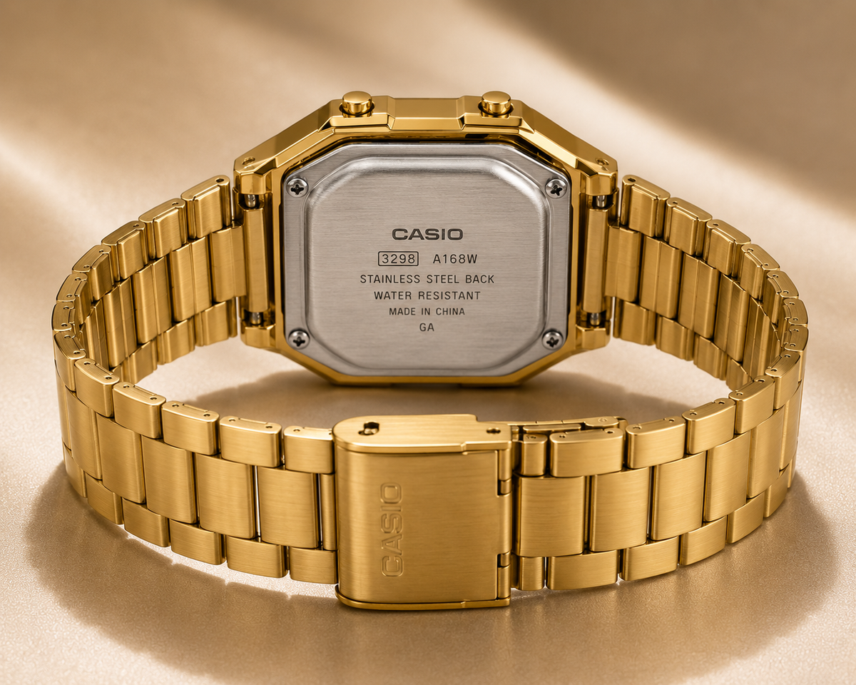 Casio Vintage Gold Digital Watch – Timeless Classic
