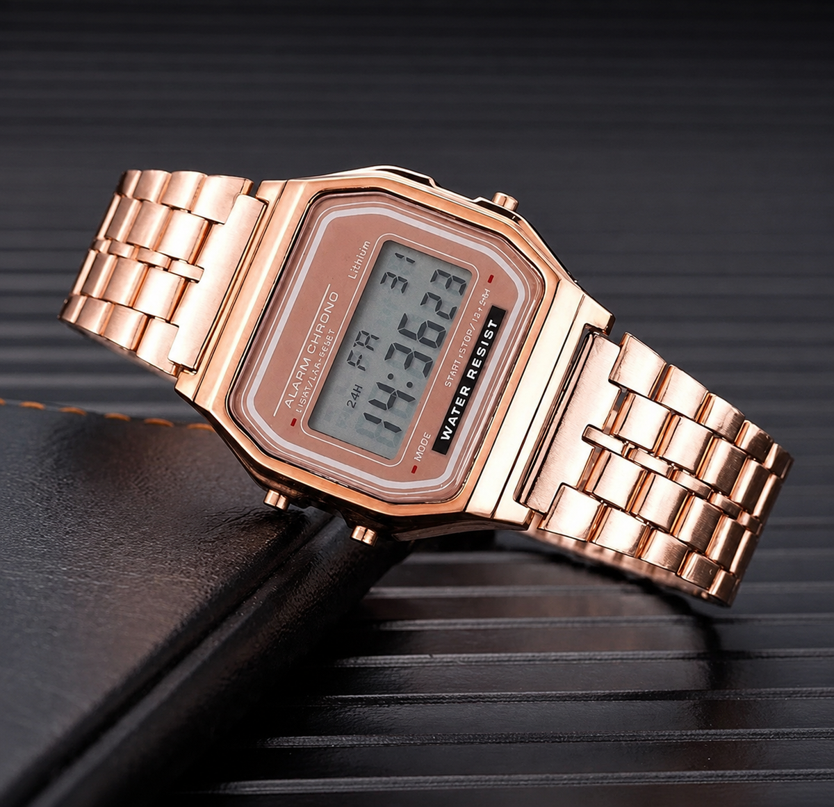 Casio Vintage Rose Gold Digital Watch – Timeless Classic