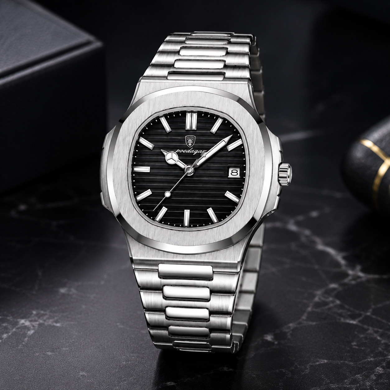 AUREVON Steel Classic — Analog Watch for Men