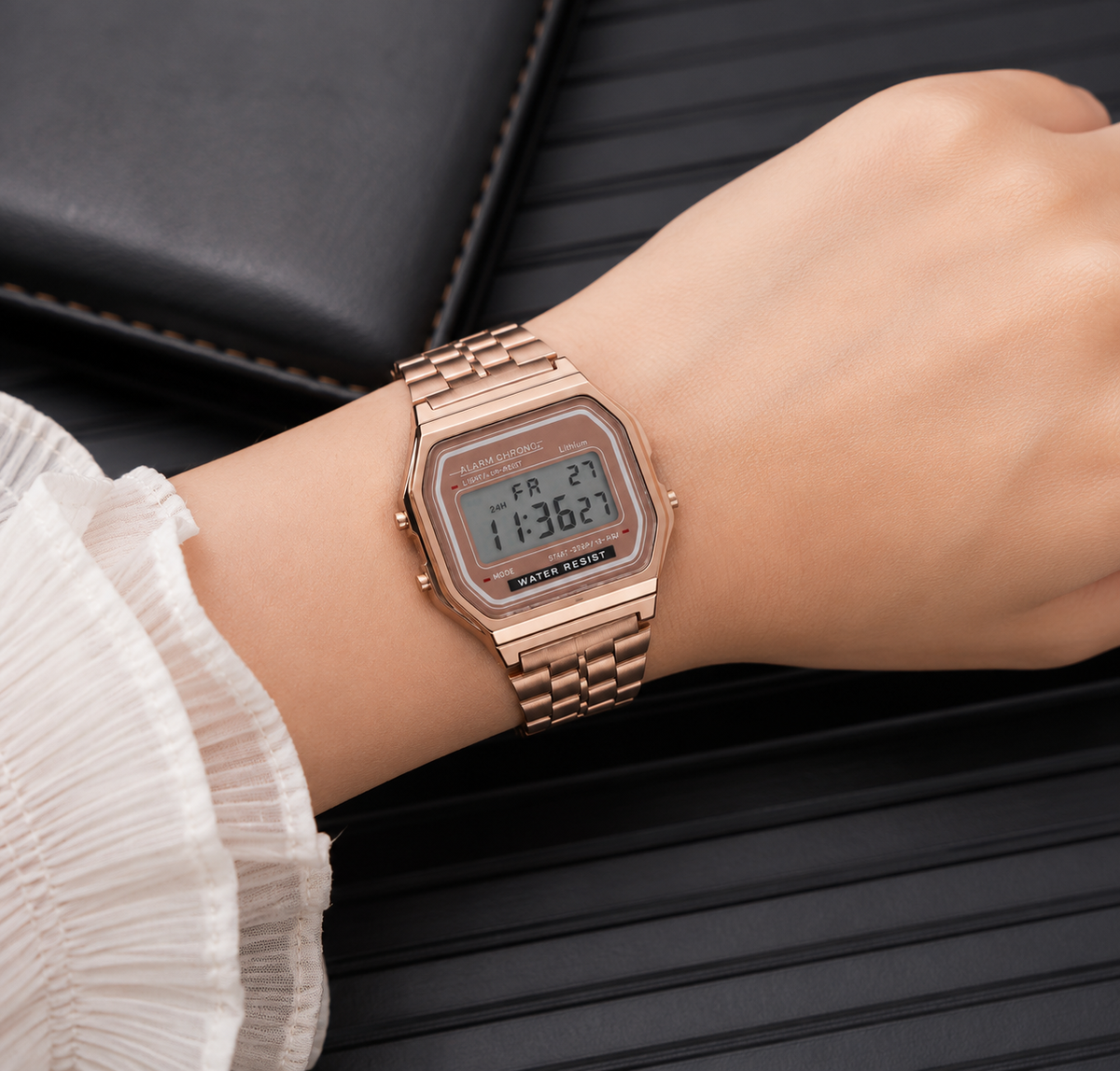 Casio Vintage Rose Gold Digital Watch – Timeless Classic