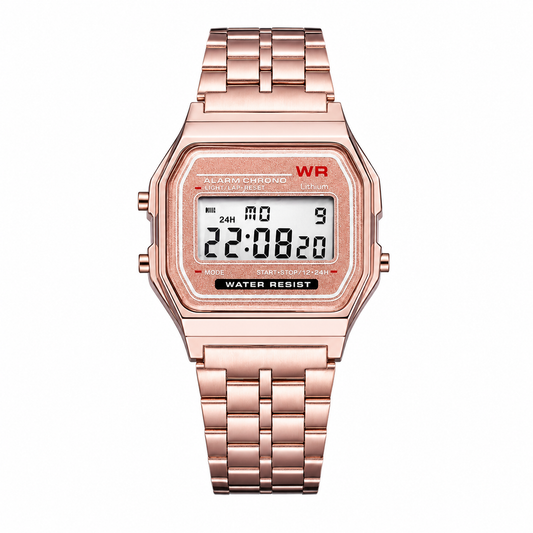 Casio Vintage Rose Gold Digital Watch – Timeless Classic