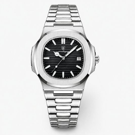 AUREVON Steel Classic — Analog Watch for Men