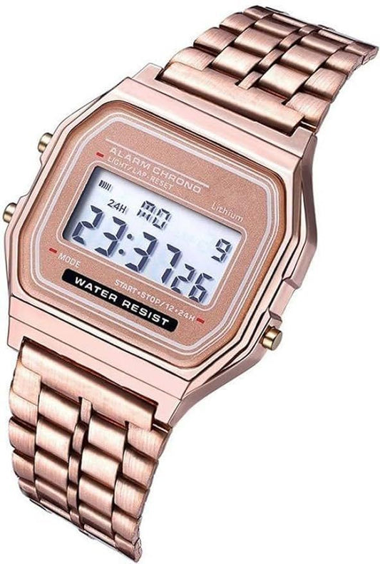 Casio Vintage Rose Gold Digital Watch – Timeless Classic